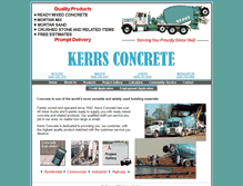 Tablet Screenshot of kerrsconcrete.com